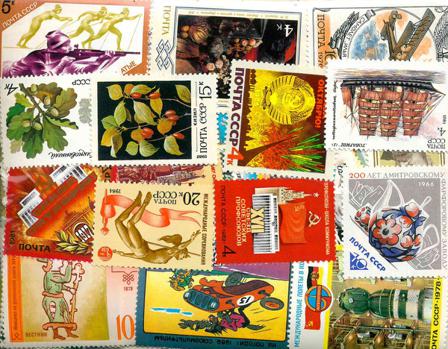 Sovjetunionen - 563 forsk. postfriske frimærker