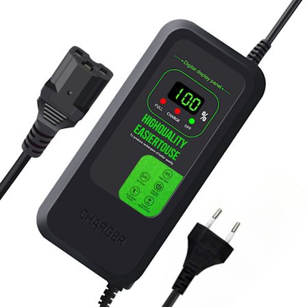 Batterioplader - Elektrisk cykel 48V, 8A med indikator