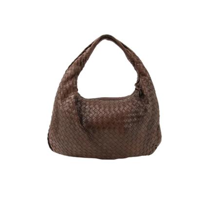 Bottega Veneta Vintage, Pre-owned Handbags Bruin, Dames, Maat:ONE Size,leer