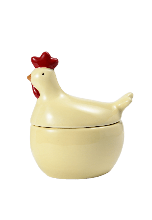 Åhléns Home Godisgömma höna 13 cm Inredningsdetaljer Gul ONESIZE