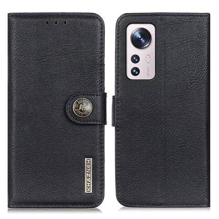 Khazneh Xiaomi 12 Plånboksfodral - Svart Svart