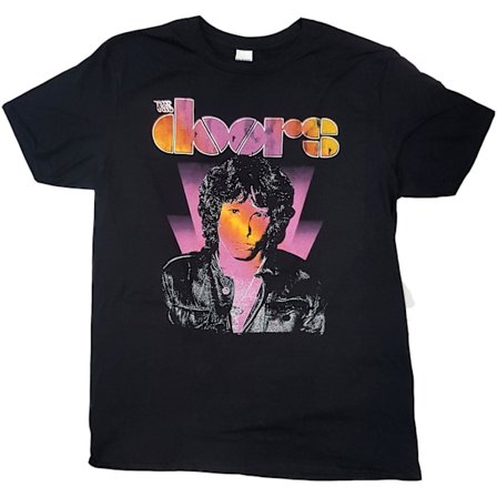The Doors Unisex Adult Jim Morrison Beam Bomull T-shirt S Svart
