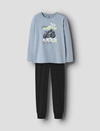 name it Nkmnightset Dusty Racer Noos - Blue - 86-92