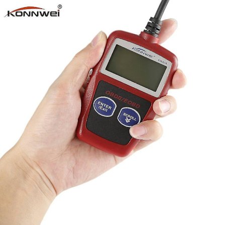 Konnwei KW806 OBD2 LCD -auton lukijakoodi diagnostiikkatyökalu