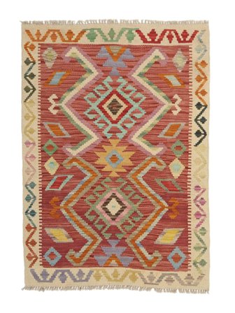 Orientalischer Kelim Afghan Old Stil Teppich 83X116 Wolle, Afghanistan