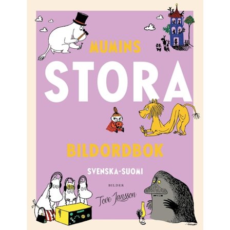 Mumins stora bildordbok Svenska-Suomi (bok, kartonnage)