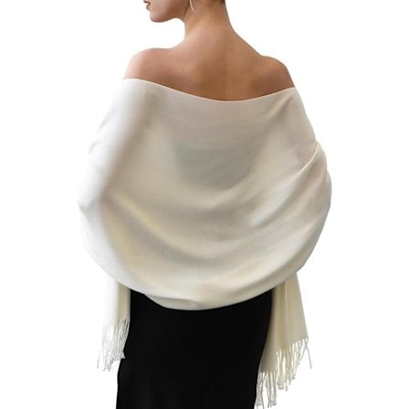 Women's Scarf Pashmina Shawls & Wraps - Warm Long Large Scarf for Party, Wedding, Evening Dress & Winter Use
