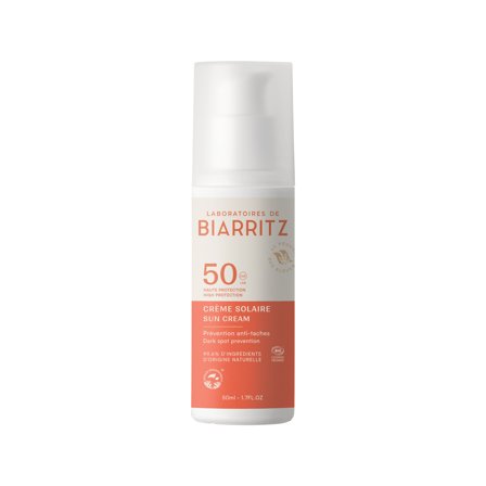 Laboratoires de Biarritz Naturligt Solskydd Ansikte SPF50 50 ml