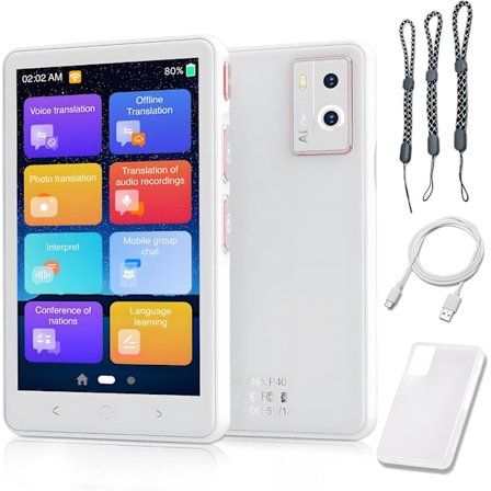 2025 Nyeste Modell Språkoversetter, Umiddelbar Oversettelse Ingen WiFi Nødvendig, Toveis Taleoversettelse i Sanntid, Nøyaktig Offline Re