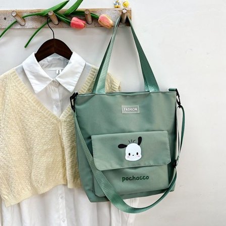 Shoulder messenger Bag kuromi Handväska College förvaringsväska GRÖN