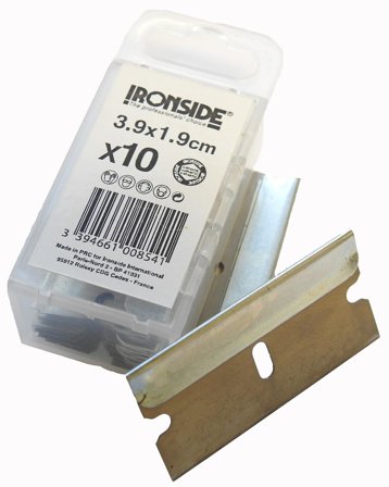 Ironside 100854 Blad 39 mm, till glasskrapa 10-pack, Handverktyg