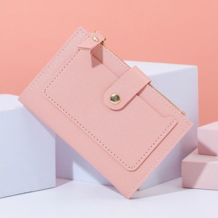 Møntpung Kortholder ROSA pink_YF