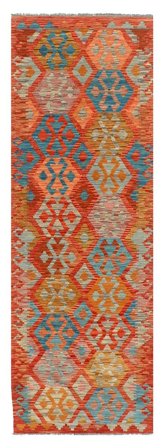 Kelim Afghan Old Style Orientalisk Hallmatta (Ull, Afghanistan)