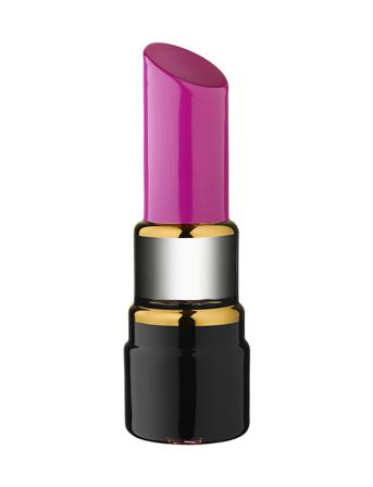 Make Up Cerise Läppstift H 210Mm Home Decoration Decorative Accessories/details Porcelain Figures & Sculptures Rosa Kosta Boda