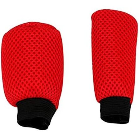 Rødt Bil Håndbremsdeksel Bil Håndbremshåndtakdeksel Bil Girspakknotdeksel