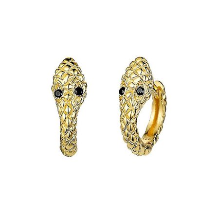 Metall Serpentine Stud Örhängen Vintage Punk Orm Örhängen Gotiska Orm Stud Fest Smycken Gåvor
