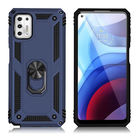 Bofink Combat Motorola Moto G Stylus (2021) Etui - Blå