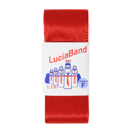 Trend-Tex Luciaband 40 mm Sytillbehör Röd 40mm x 2,5m