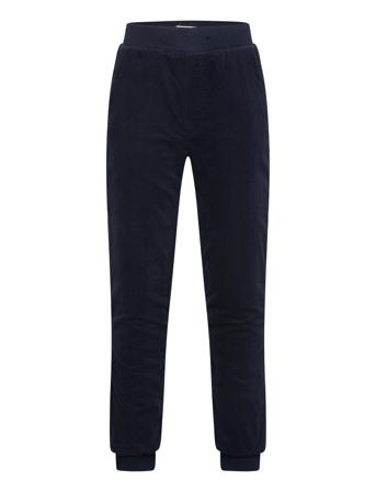 Lindex Trousers Cord Lined Marinblå