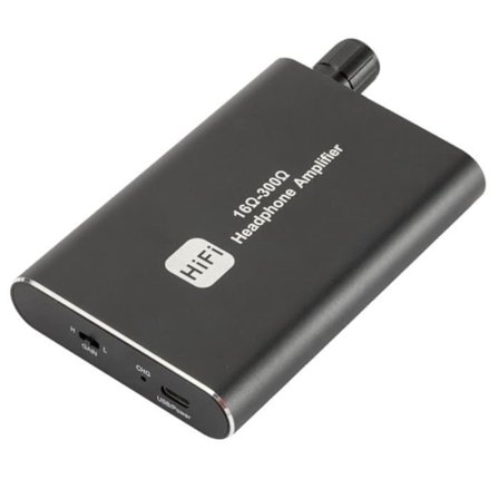 3,5 mm hodetelefonforsterker, bærbar HiFi-hodetelefonforsterker for PC-er, MP3, MP4, spor