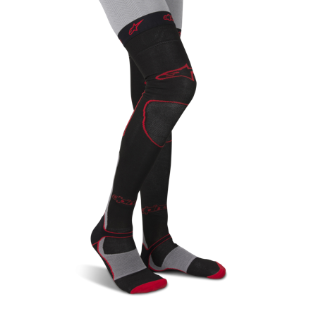 Strumpor Alpinestars MX Lång Röd S-M