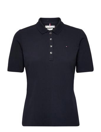 Reg Polo Ss T-shirts & Tops Polos Sininen Tommy Hilfiger