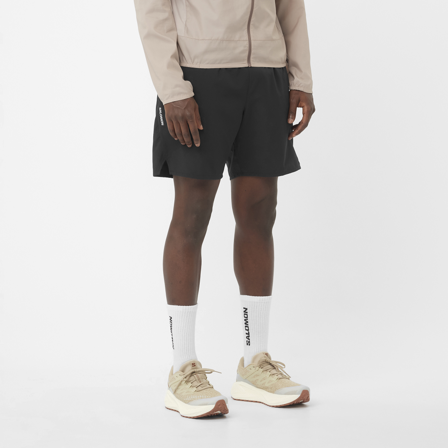 Salomon - Kraťasy Oblečení Shkout C No L Shts 7'' M - Deep Black