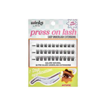 Ardell Winks Press On Underlash Extensions Galore Natural 30 Pcs, Makeup, Øjenvipper, Kunstige Øjenvipper