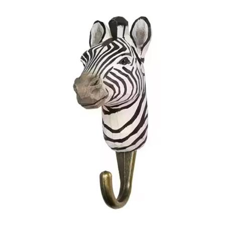 Wildlife Garden Knagg Sebra H12.3cm