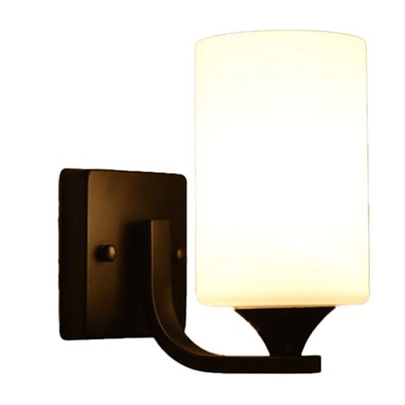 Vegglampe utsøkt amerikansk stil rustmotstand vegglampe for stue soverom korridor uten pære type 4