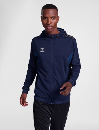 Hummel Hmlauthentic Pl Zip Hoodie - Navy - S