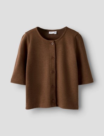 name it Nkflinissi Ss Card - Brown - 146-152