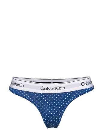 Thong Stringtrosa Underkläder Blå Calvin Klein