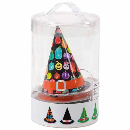 Partyhatt Halloween 6-pakke