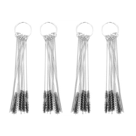 Rengjøringsbørstesett for forgasser - 10 nåler + 5 børster