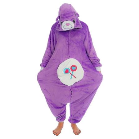 Halloween Unisex Onesie Kigurumi Fancy Dress Kostyme Hettegensere Pyjamas Sleep Wear-9-1 - Perfet Share Bear XL for 180-190cm