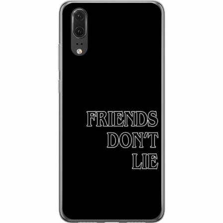 Huawei P20 Genomskinligt Skal Stranger Things