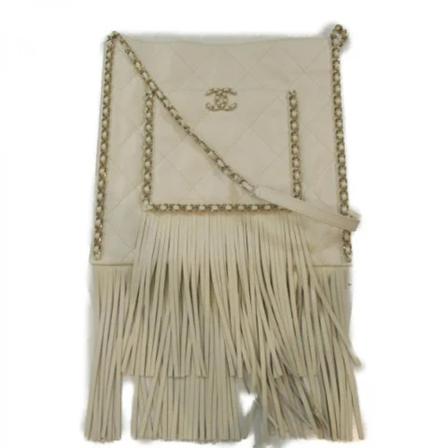 Chanel Vintage - Vintage Väskor - Vit - Dam - Storlek: One Size, Dam, Storlek: ONE SIZE