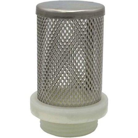 Sugesil, til 3/4" tilbageslagsventiler, rustfrit stål kurv DN20