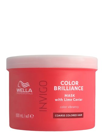 Wella Professionals Invigo Color Brilliance Mask Coarse Hair 500 Ml - Nude - 500 ml