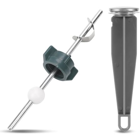 2 stk. afløbsdele til vask, pop-up prop-samling til håndvask med prop, reparationssæt til badeværelsesvask, udskiftning af drejekuglestang, kompatibel