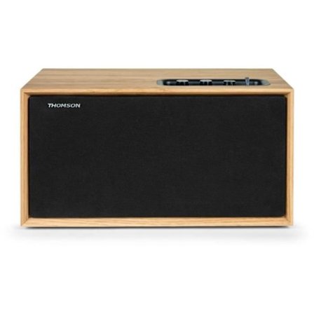 Trähögtalare - THOMSON - WS502 - Bluetooth 5.0, 100W, RCA, USB, AUX-IN