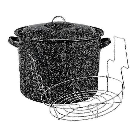 2 stk. 20,4-liters vannbadkonserveringsapparat med boksstativ Kjøkkenutstyr Inkluderer ikke kasserolle (FMY)