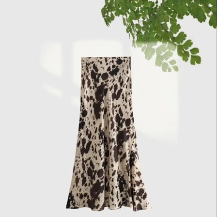 Högmidjad kjol Golvlånga kjolar VIT L L