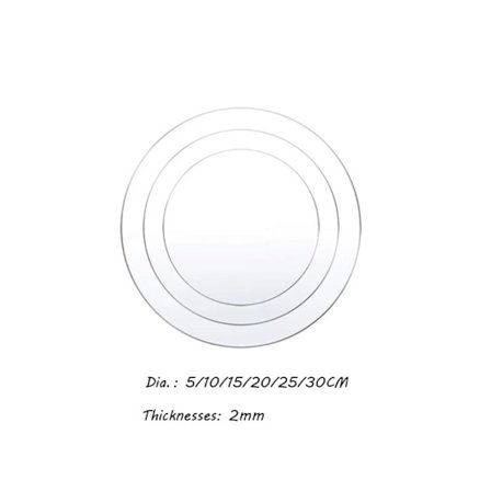 2 kpl Kakkuympyrä Kakun pohjalevy 25 cm 25 cm