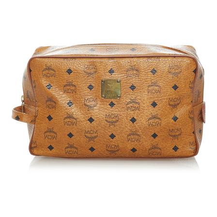 MCM Pre-owned, Pre-owned Bags Bruin, Dames, Maat:ONE Size
