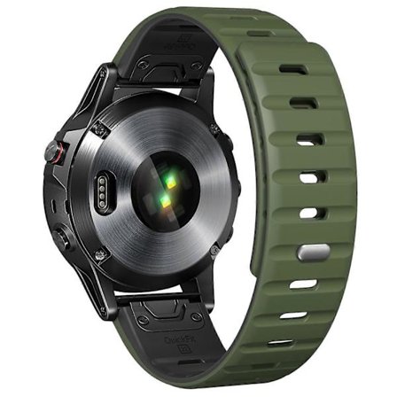 Typ C Silikonarmband för Garmin Fenix 8 51mm/Enduro 3/Enduro 2 26mm Snabbfäste Magnetisk Klocka