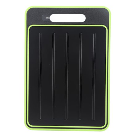 Dubbelsidig skärbräda PP TPR Anti Slip 2 i 1 Köttdefrosterbricka Diskmaskin Säker avfrostning Skärbräda för hemköket Svart och grönt