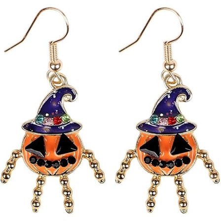 Halloween Øreringe - Smykker til Kvinder Piger Kostume Udklædning Gho