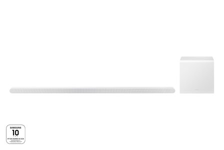Samsung HW-S811D soundbar med subwoofer (hvit) 3.1.2 Ch, Dolby Atmos, Airplay 2, Chromecast, HDMI, eArc